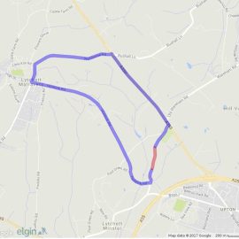 map of randalls hill temp closure diversion