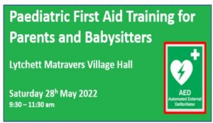Paediatric First Aid Training poster