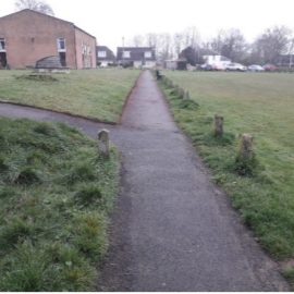 Photo of path by Village Hall