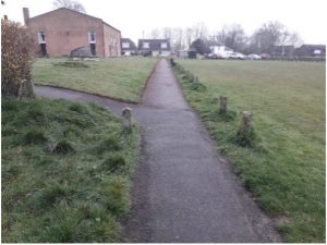 Photo of path by Village Hall