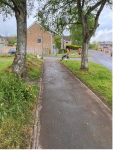 Image showing tidier verges and pavements by the Village Hall