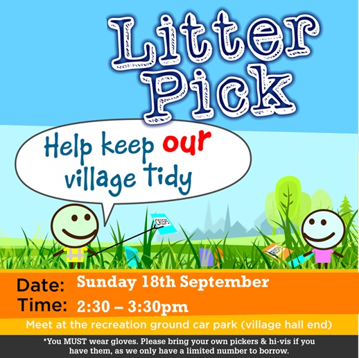 Poster for the litter pick