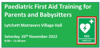 image of first aid training poster
