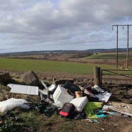 image showing some fly tipping rubbish