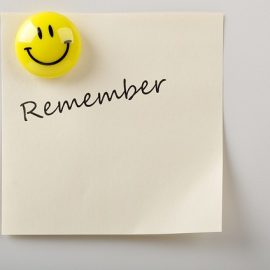 image of a postit with remember written on it